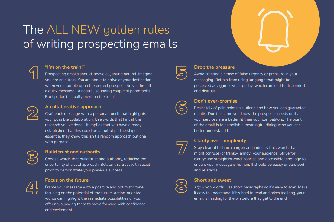 State of Prospecting 2024: 10 golden rules to email prospecting