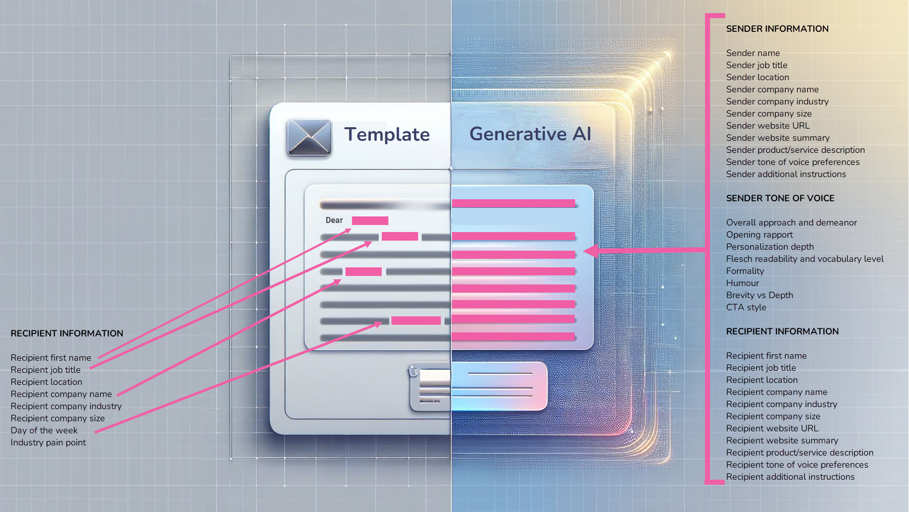 The difference between template outreach and generative AI outreach